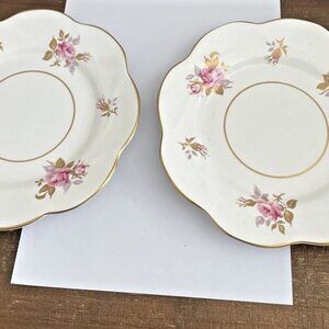 Rosina Made In England Bone China Saucers Lot Of 2